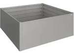 Biohort HochBeet-201 x 201 x 77 cm (Gr. 2x2)-quarzgrau-metallic