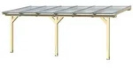 Skan Holz Terrassen&uuml;berdachung Andria 648x300cm aus Leimholz