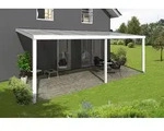 Skan Holz Aluminium Terrassen&uuml;berdachung Garda Breite 648 cm-648 x 257 cm (Gr.