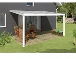 Skan Holz Aluminium Terrassen&uuml;berdachung Genua Breite 434 cm-434 x 257 cm (Gr.