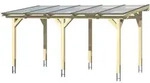 Skan Holz freistehende Terrassen&uuml;berdachung Siena 541x300cm