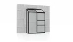 Vitavia Gew&auml;chshaus Styx/Ida 900 inkl. 1 Dachfenster - 0,9 m2 4 mm Hohlkammerplatten