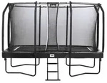 Salta Trampolin First Class 214 x 366 cm mit Sicherheitsnetz und Leiter-schwarz