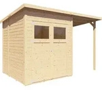 Bertilo Ger&auml;tehaus Amrum 2 Plus: 324 x 180 cm - naturbelassen - 14 mm