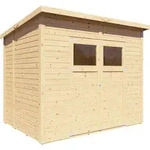 Bertilo Ger&auml;tehaus Amrum 3: 238 x 180 cm - naturbelassen - 14 mm