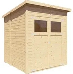 Bertilo Ger&auml;tehaus Amrum 2: 175 x 180 cm - naturbelassen - 14 mm