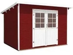 Weka Gartenhaus 219 wekaLine - 28 mm schwedenrot Gartenhaus 219 Gr. 2 (295 x...