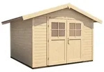 Weka Gartenhaus 122 - 28 mm naturbelassen Gartenhaus 122 - 300 x 295 cm (Gr. 5) - 50