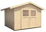 Weka Gartenhaus 122 - 28 mm naturbelassen Gartenhaus 122 - 240 x 235 cm (Gr. 2) - 50