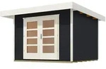 Weka 28 mm Designhaus 126+ mit extra hoher T&uuml;r - 28 mm anthrazit Designhaus Gr. 3