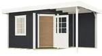Weka 213.2424.46110, Weka Designhaus 213 A+ inkl. 150 cm Anbau und extra hoher...