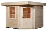 Weka Designhaus 213+ mit extra hoher T&uuml;r - 28 mm naturbelassen Designhaus 213...