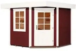 Weka Designhaus 213+ mit extra hoher T&uuml;r - 28 mm schwedenrot Designhaus 213 Gr. 2