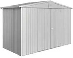 Biohort Ger&auml;tehaus Europa mit Doppelt&uuml;re - 316 x 156 cm (Gr. 4A), silber-metallic