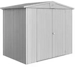 Biohort Ger&auml;tehaus Europa mit Doppelt&uuml;re - 244 x 156 cm (Gr. 3), silber-metallic