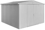 Biohort Ger&auml;tehaus Europa mit Doppelt&uuml;re - 316 x 300 cm (Gr. 7), silber-metallic
