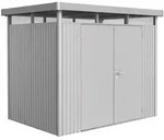 Biohort 83039, Biohort Ger&auml;tehaus HighLine mit Doppelt&uuml;r-silber-metallic-H 2