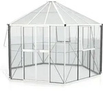 Vitavia Gew&auml;chshaus Juno/Hera 9000 inkl. 3 Seitenfenstern - 9,0 m2 wei&szlig;