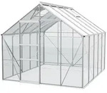 Vitavia Gew&auml;chshaus Merkur 8300 inkl. 2 Dachfenstern - 8,3 m2 -Alu-blank...