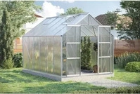 Vitavia Gew&auml;chshaus Uranus 9900 inkl. 4 Dachfenstern - 9,9 m2 -Alu-blank...
