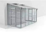 Vitavia Gew&auml;chshaus Osiris/Ida 6500 inkl. 2 Dachfenster - 6,5 m2 ESG 3 mm mit