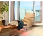 Weka Exklusive Wellnessliege "Balance" inkl. Saunatuch
