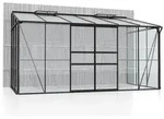 Vitavia Gew&auml;chshaus Osiris/Ida 7800 inkl. 2 Dachfenster - 7,8 m2 ESG 3 mm mit