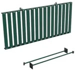 Vitavia Abklappbarer Tisch aus Aluminium inkl. Befestigungsmaterial-dunkelgr&uuml;n