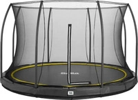 Salta Trampolin Comfort Edition Ground mit Sicherheitsnetz &Oslash; 366 cm schwarz