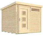 Weka Gartenhaus Designhaus wekaLine 171 mit extra hoher T&uuml;r - 28 mm...