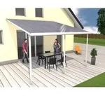 Gutta Terrassendachsystem 4,06 m Dachtiefe, Typ E wei&szlig;
