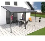 Gutta Terrassendachsystem 4,06 m Dachtiefe, Typ E anthrazit