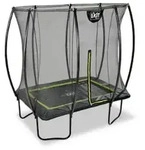 Exit Silhouette Trampolin mit Sicherheitsnetz 153 x 214 cm schwarz
