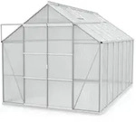 Vitavia Gew&auml;chshaus Uranus 11500 inkl. 4 Dachfenstern - 11,5 m2 -Alu-blank