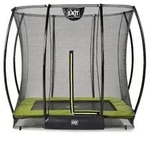 Exit Silhouette Bodentrampolin mit Sicherheitsnetz 153 x 214 cm gr&uuml;n