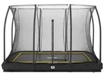 Salta Trampolin Comfort Edition Ground mit Sicherheitsnetz 305 x 214 cm schwarz
