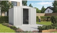 Globel Metallger&auml;tehaus Tower 86 - 108 308 x 247 cm (Modell G2M108) silber-metallic