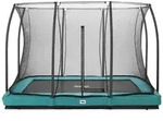 Salta Trampolin Comfort Edition Ground mit Sicherheitsnetz 305 x 214 cm gr&uuml;n