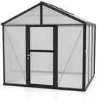 Vitavia Gew&auml;chshaus Zeus 6200 inkl. 2 Dachfenstern - 6,2 m2 10 mm...