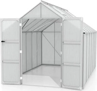 Vitavia 40004102, Vitavia Gew&auml;chshaus Domus 9900 inkl. 4 Dachfenstern - 9,9 m&sup2; 4 mm