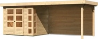 Karibu 9187, Karibu Gartenhaus Kerko 3 mit 280 cm Schleppdach inkl. R&uuml;ckwand - 19