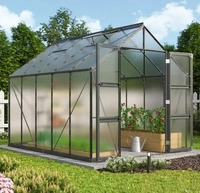 Vitavia 40004093, Vitavia Gew&auml;chshaus Domus 8300 inkl. 4 Dachfenstern - 8,3 m&sup2; 4 mm