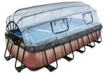 Exit rechteckiger Rahmenpool Premium mit Sandfilteranlage und Sonnendach 540 x...