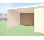 Weka R&uuml;ckwand f&uuml;r Anbau 450 cm f&uuml;r Designhaus 225