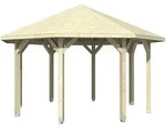 Skan Holz Pavillon Nice-Gr&ouml;&szlig;e 2-naturbelassen