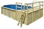 Karibu Pool Modell 4 Classic D - kdi inkl. gratis Sandfilteranlage & Pool-Starterset