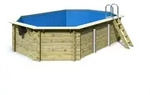 Karibu Pool Modell 4 A - kdi inkl. gratis Sandfilteranlage & Pool-Starterset