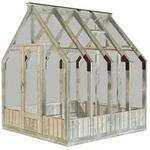 Palmako Gew&auml;chshaus / Pavillon / Glashaus Emilia 5,4 m2 - 18 mm Grau