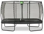 Exit Allure Premium Trampolin mit Sicherheitsnetz 214 x 366 cm schwarz
