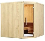 Weka Elementsauna Varberg 3 - 68 mm Sparset 1 inkl. 7,5 kW Ofen mit Steuerger&auml;t